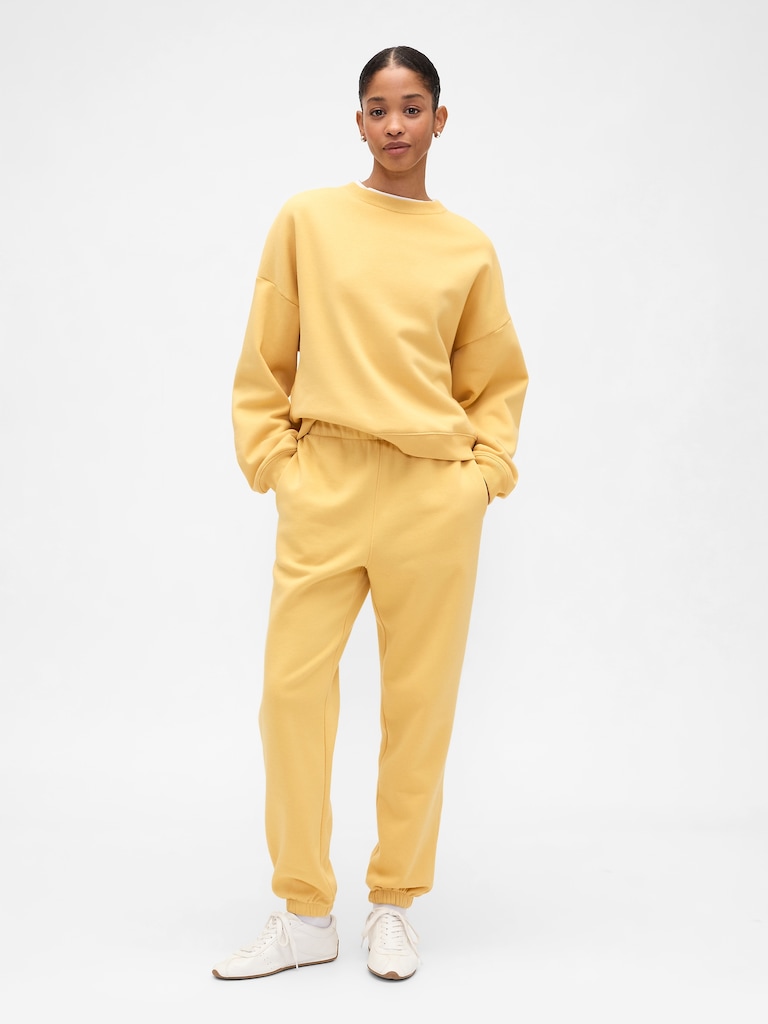 Relaxed Wedge Crewneck Sweatshirt