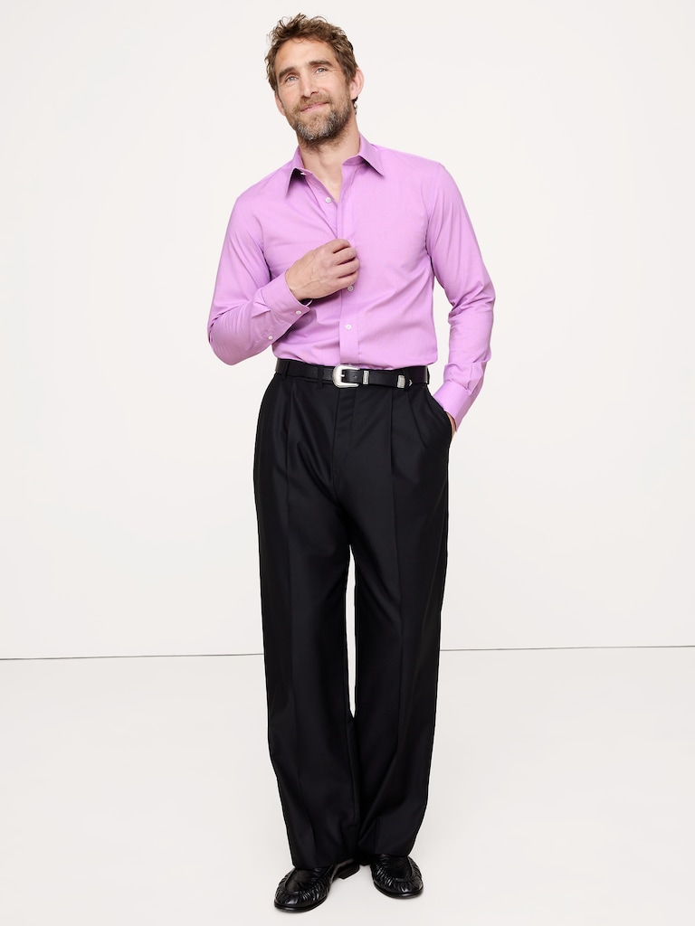 Slim-Fit Wrinkle-Resistant Dress Shirt