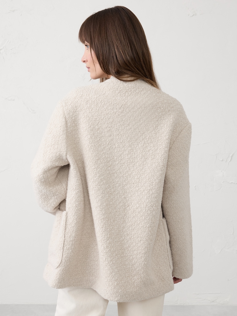 Knit Bouclé Coat