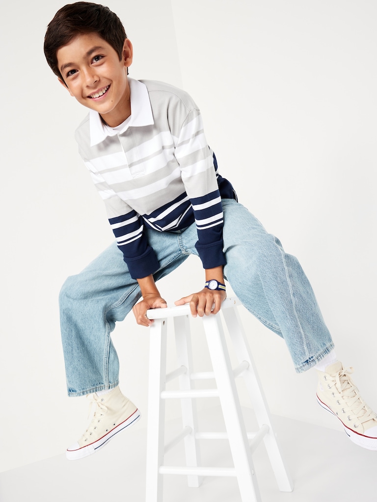 Super Baggy Barrel-Leg Jeans for Boys