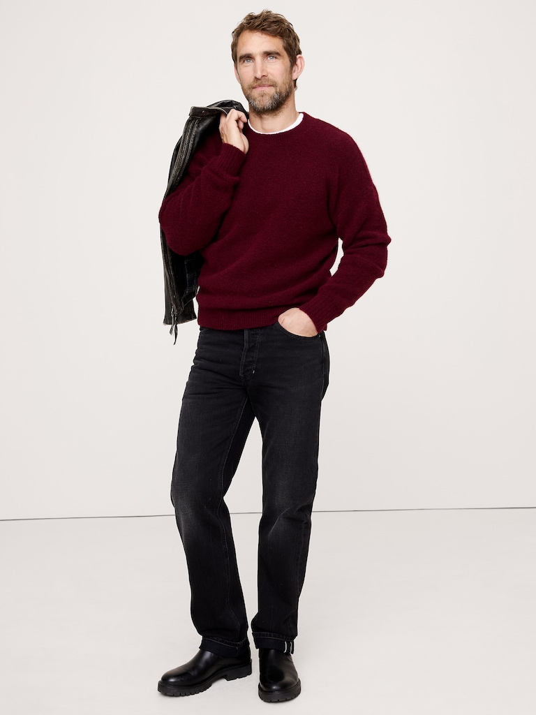 Italian Alpaca-Wool Blend Sweater