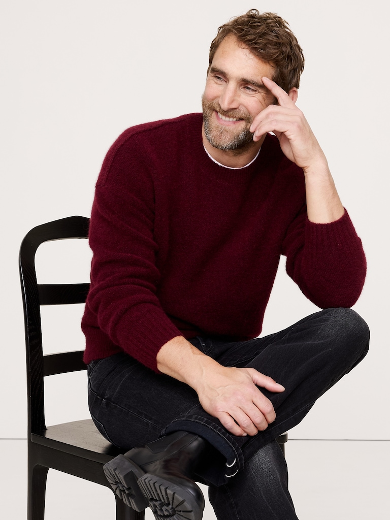 Italian Alpaca-Wool Blend Sweater