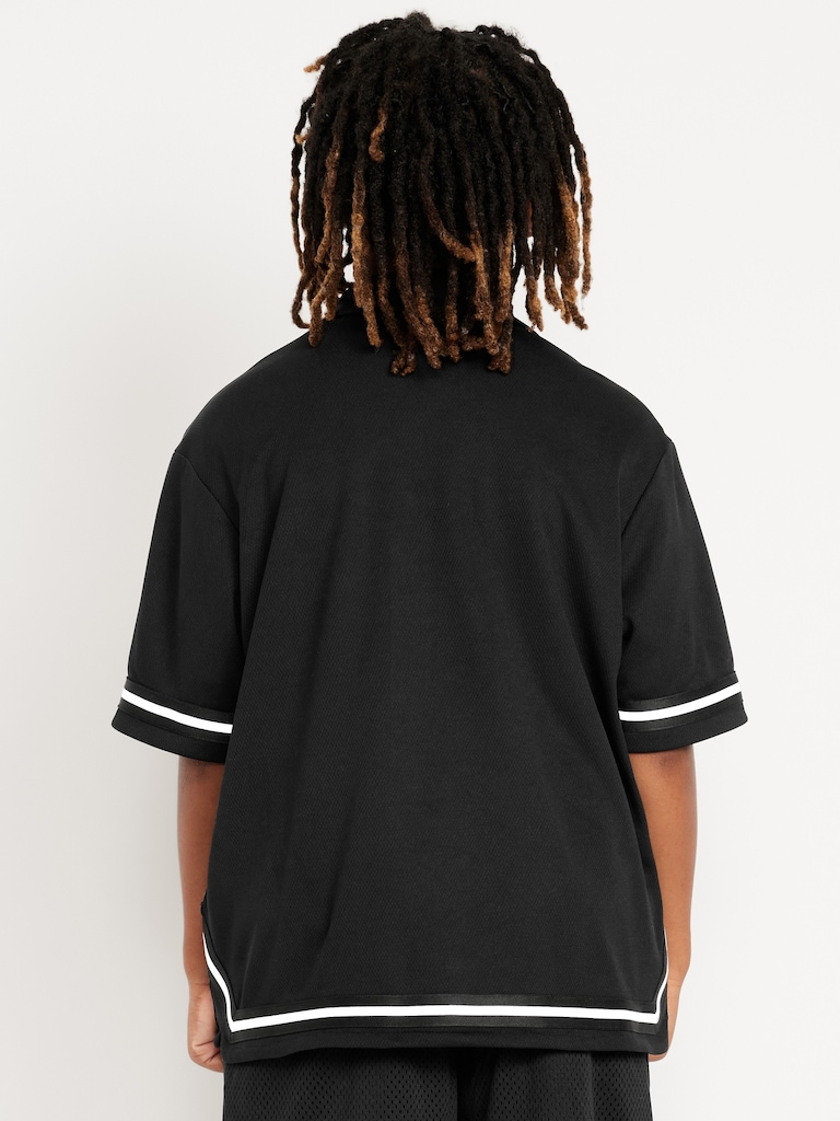 Collared Mesh Go-Dry Cool Performance Shirt for Boys