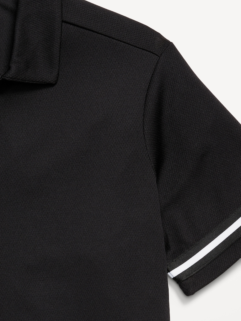 Collared Mesh Go-Dry Cool Performance Shirt for Boys