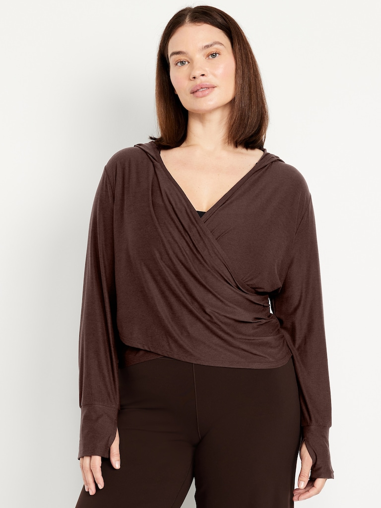 CloudMotion Cross-Front Hoodie