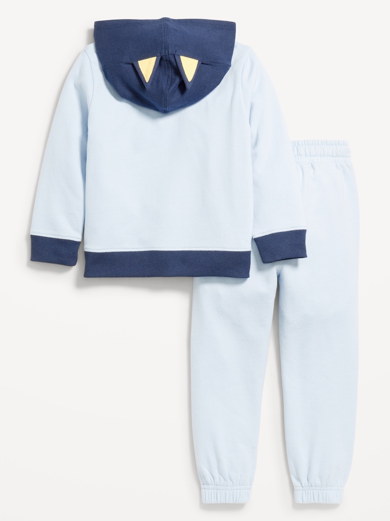 Bluey™ Unisex Graphic Pullover Hoodie and Jogger Sweatpants Set for Toddler