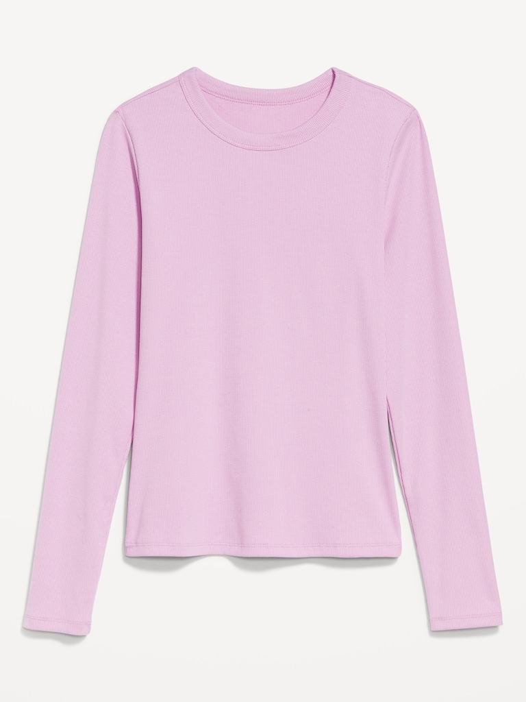 Snug Long-Sleeve Crew-Neck T-Shirt