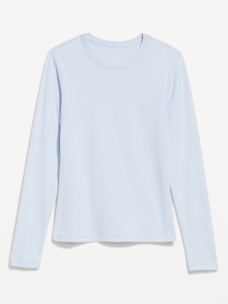 Snug Long-Sleeve Crew-Neck T-Shirt