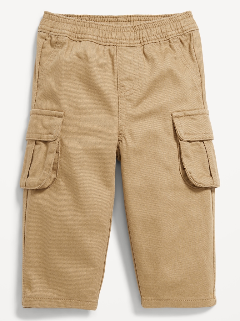 Baggy Barrel-Leg Cargo Jeans for Baby
