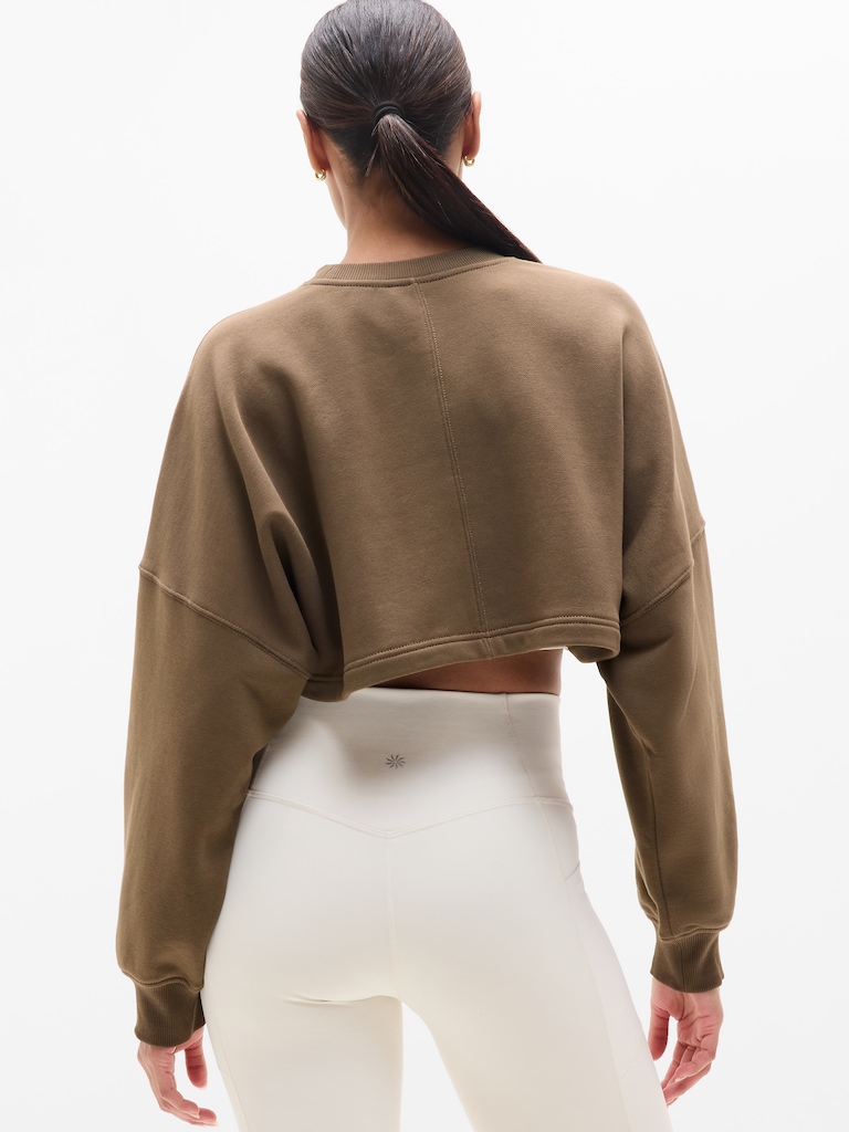 Terry Super Cropped Dolman