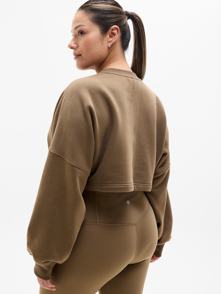 Terry Super Cropped Dolman