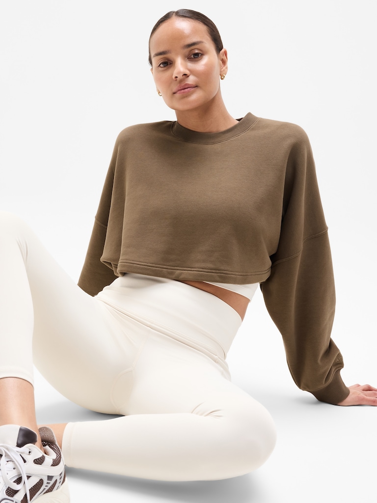 Terry Super Cropped Dolman