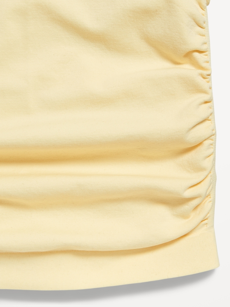 Fitted Ruched Seamless Performance Top for Girls