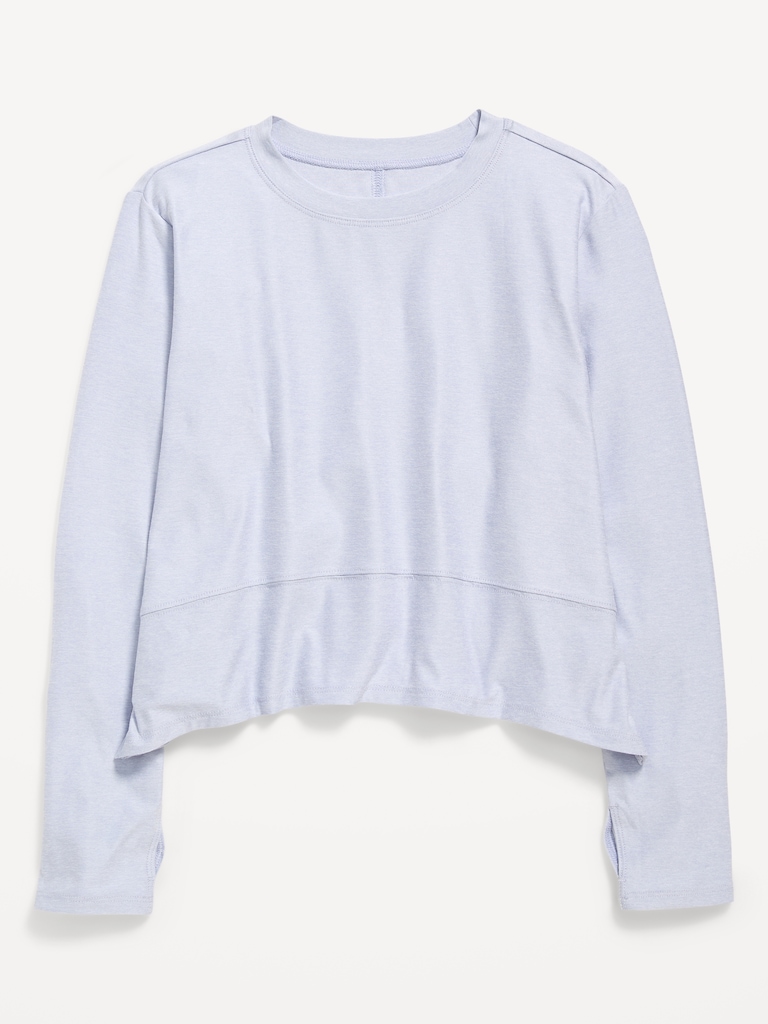 CloudMotion Long-Sleeve Performance T-Shirt for Girls