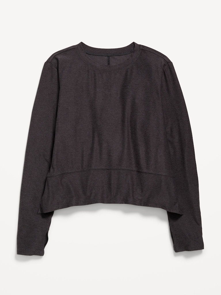 CloudMotion Long-Sleeve Performance T-Shirt for Girls