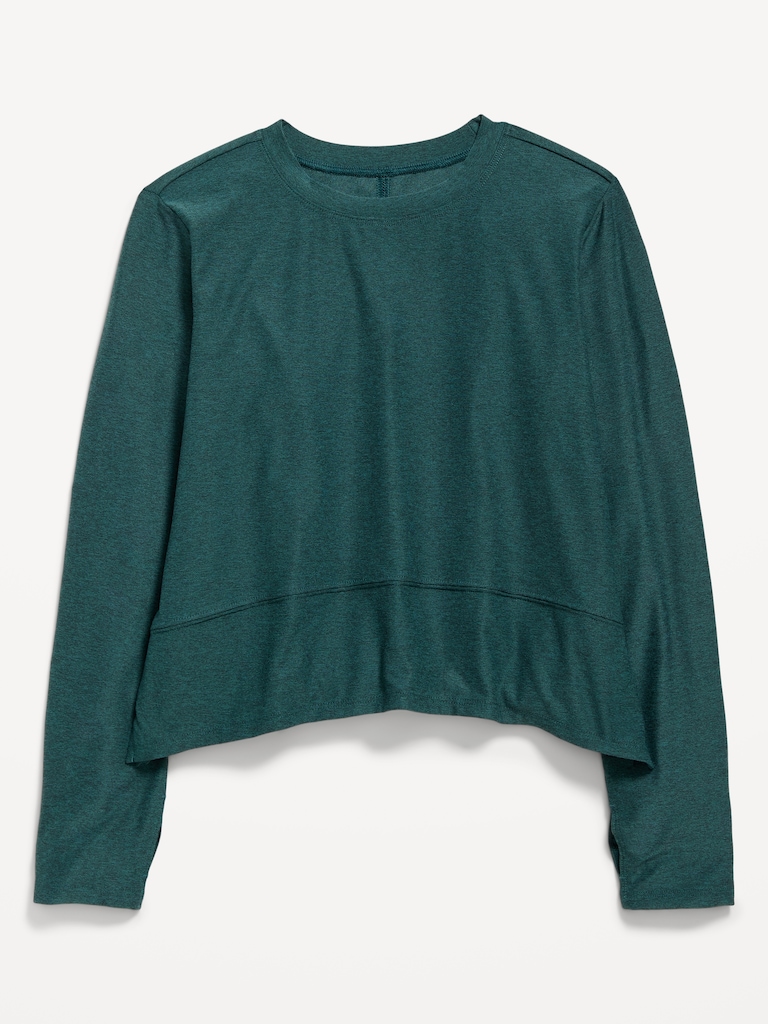 CloudMotion Long-Sleeve Performance T-Shirt for Girls