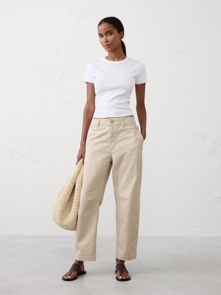 Barrel High-Rise Chino