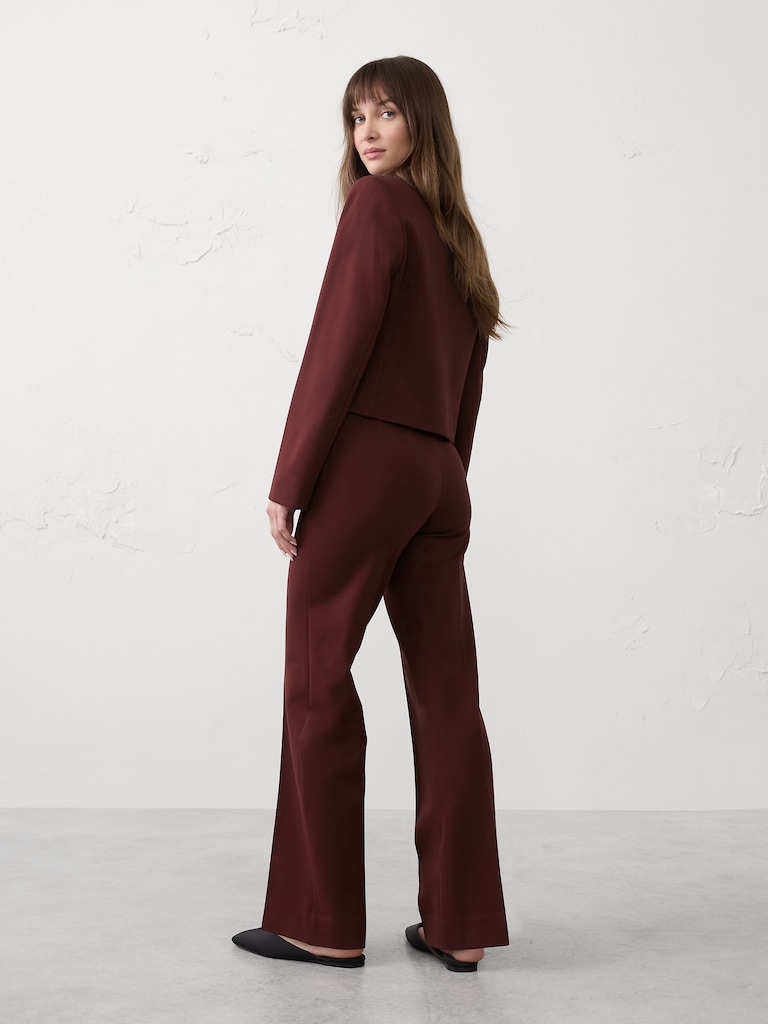 Straight Ponte Pull-On Pant