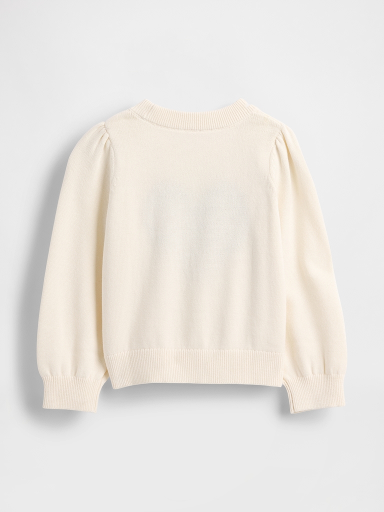 Baby & Toddler Puff-Sleeve Sweater