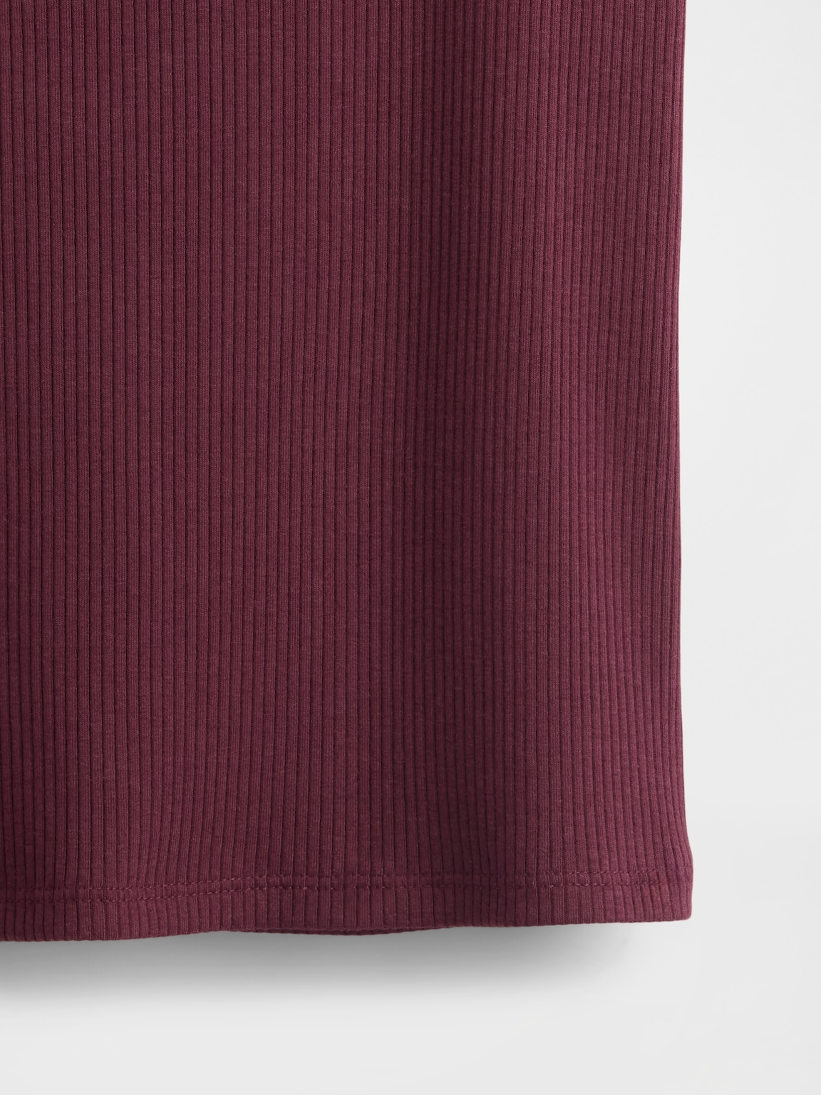 Modern Rib Scoop Crop T-Shirt