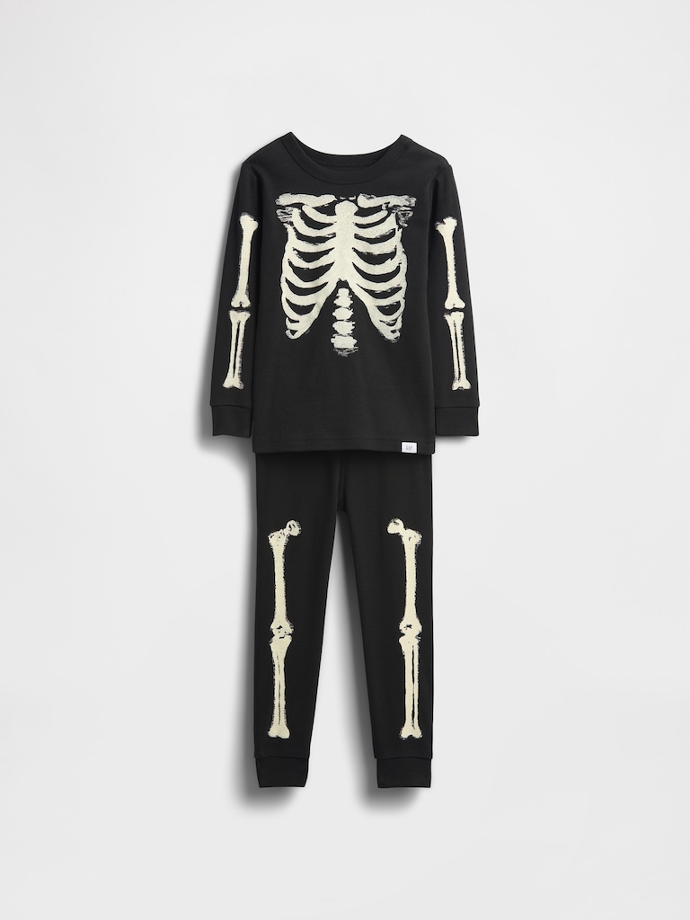 Baby & Toddler Organic Brushed Cotton Glow-in-the-Dark PJ Set