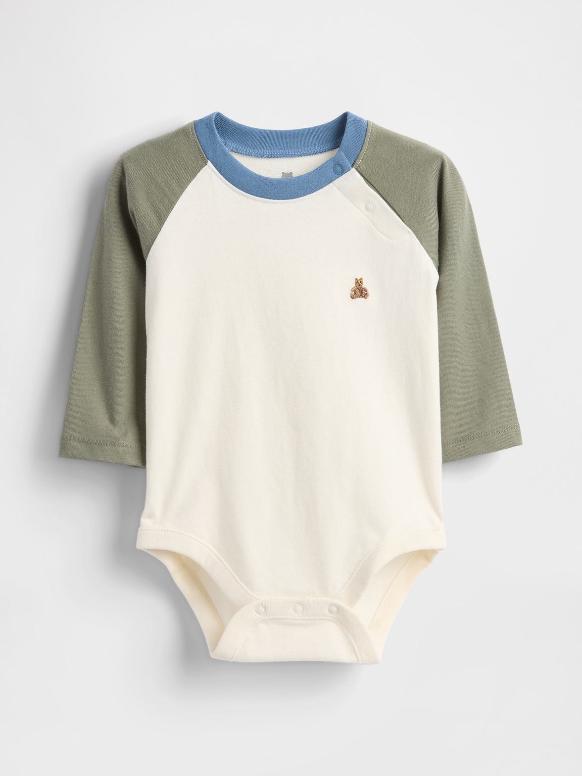 Baby First Favorites Organic Cotton Raglan Bodysuit