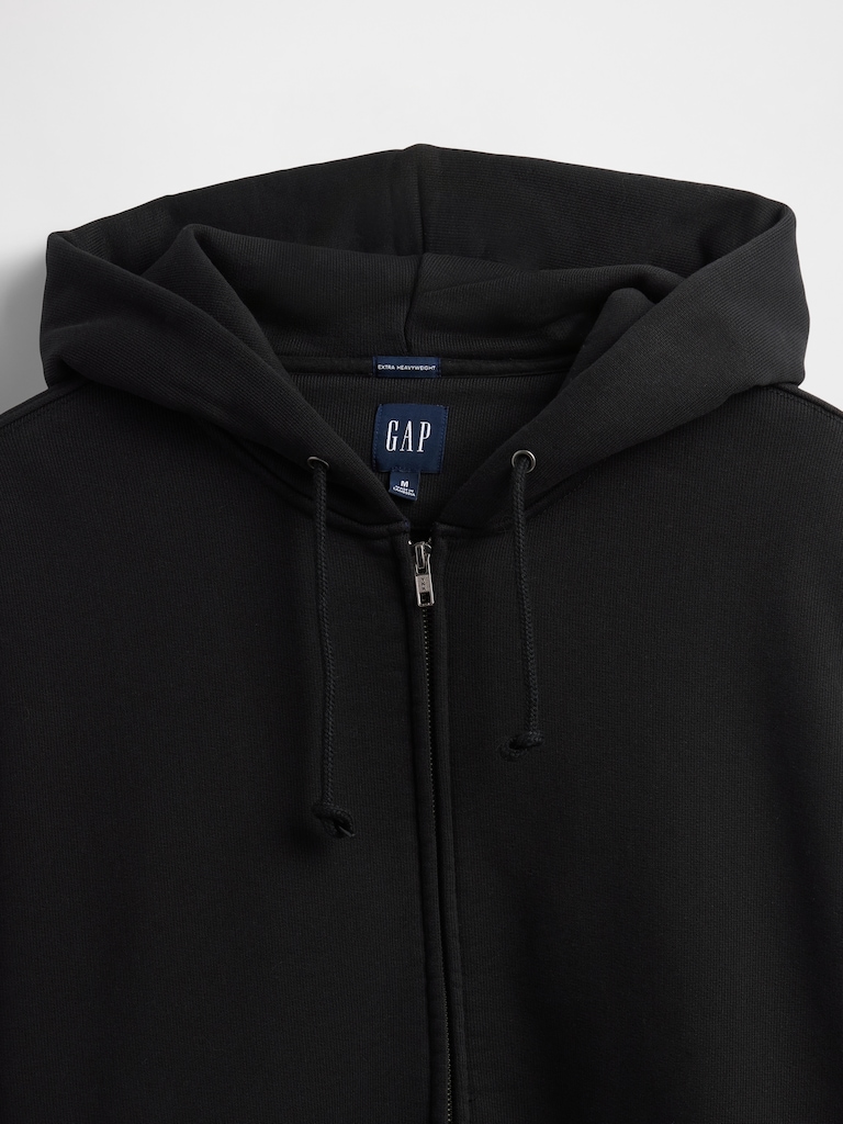 Extra Heavyweight French Terry Zip Hoodie