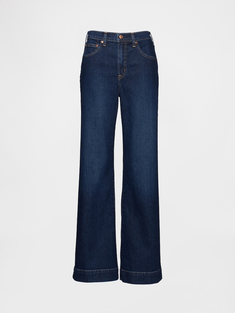High Rise Relaxed Flare Jeans