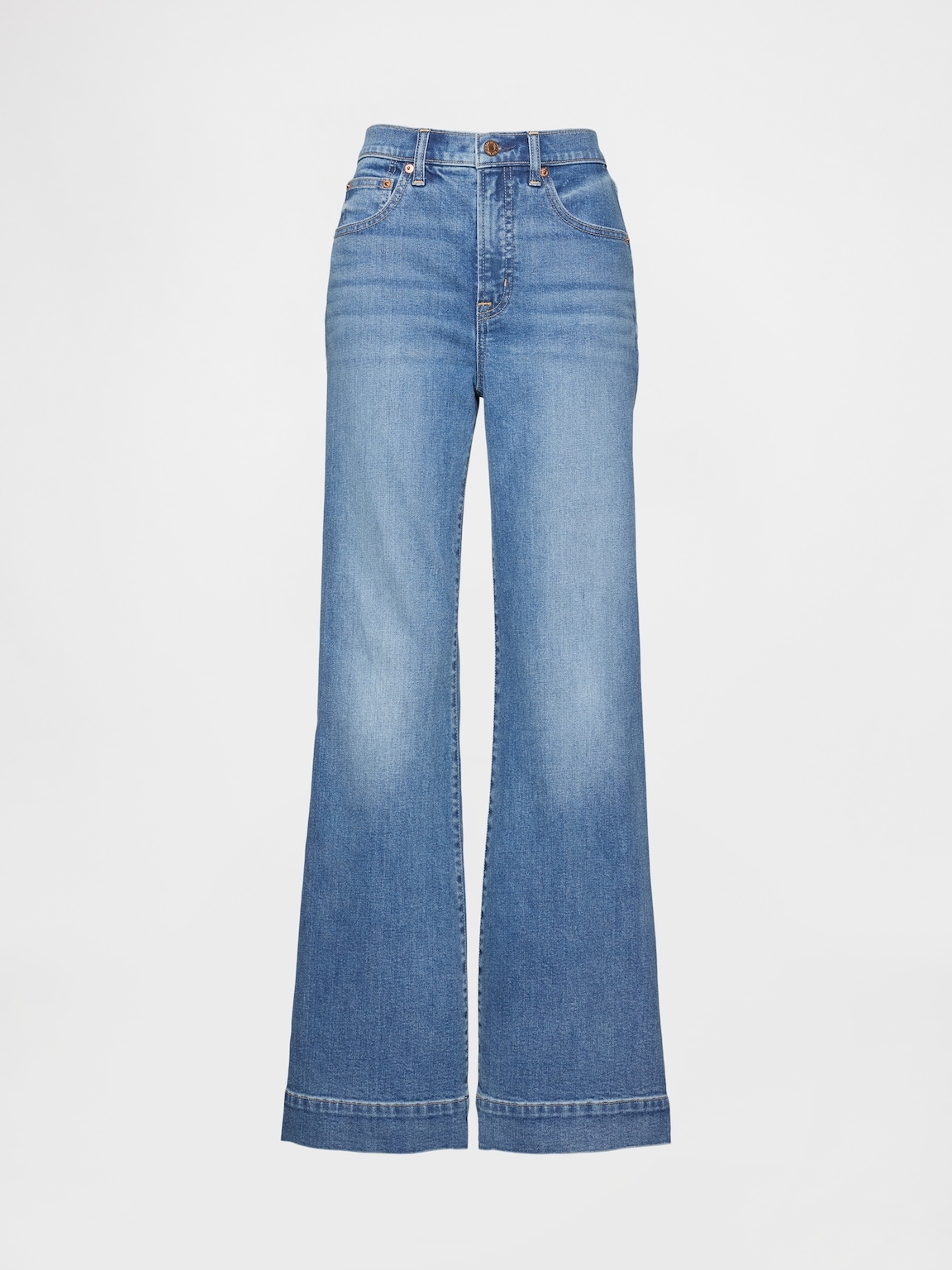 High Rise Relaxed Flare Jeans