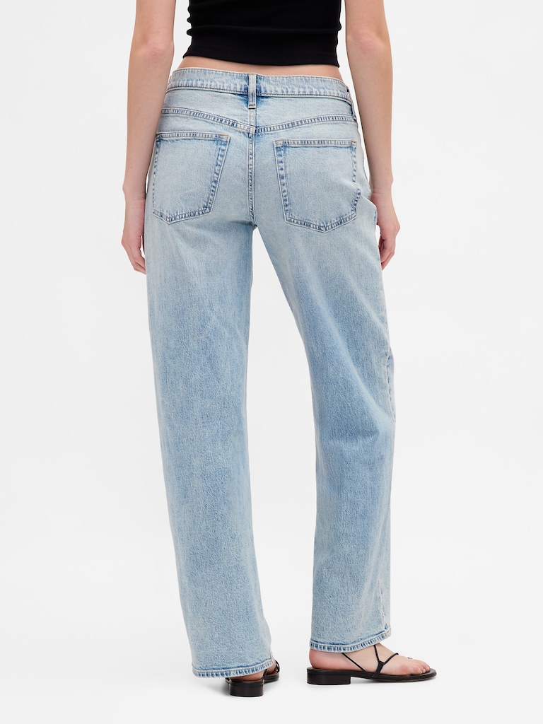 Low Rise '90s Loose Jeans