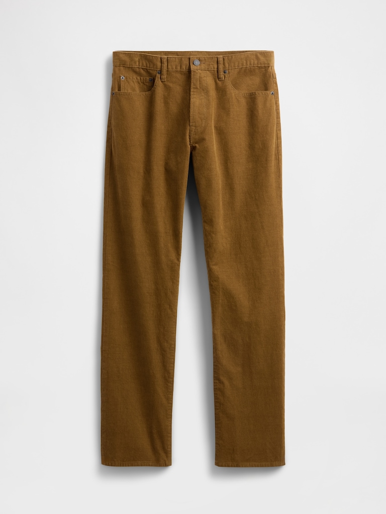 Straight Corduroy Pants