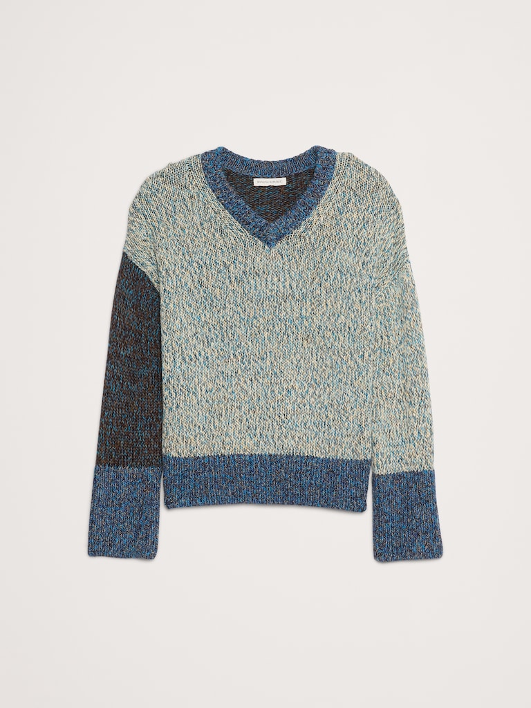 Cotton V-Neck Sweater