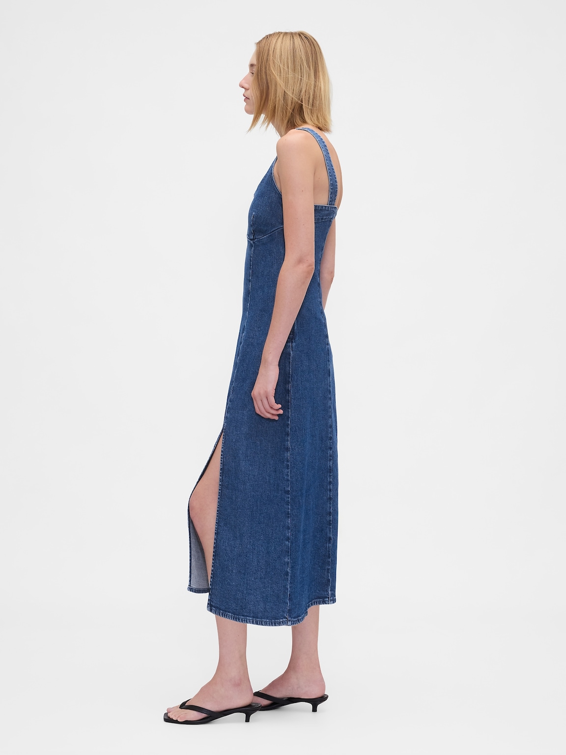 Denim Midi Dress