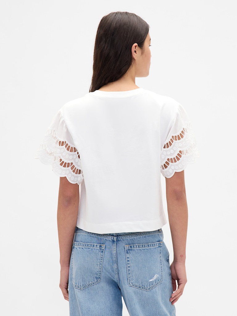 Organic Cotton VintageSoft Heavyweight Crop T-Shirt