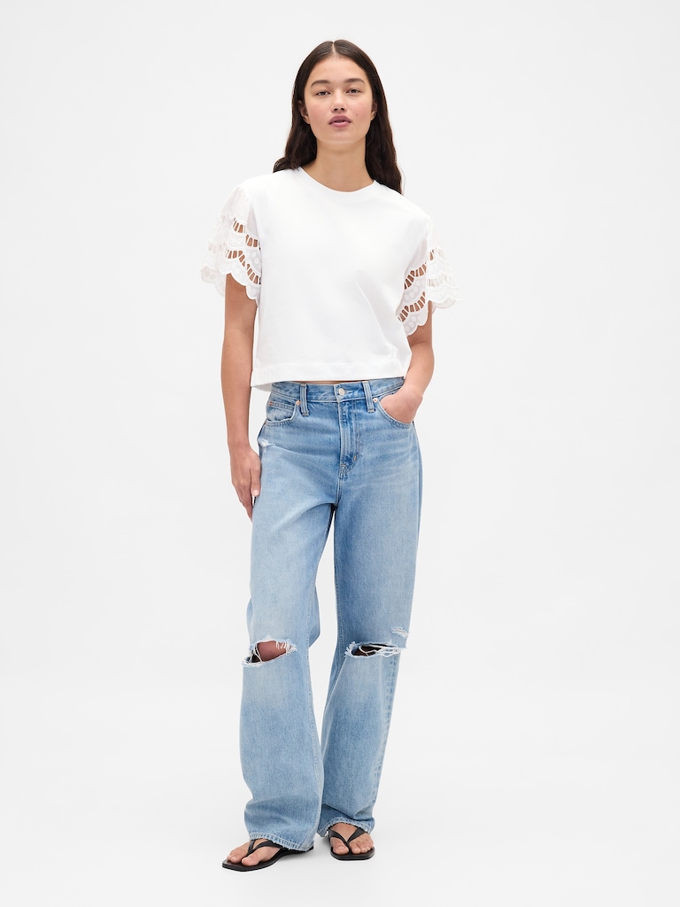 Organic Cotton VintageSoft Heavyweight Crop T-Shirt
