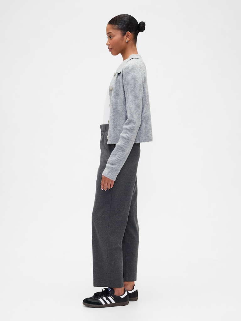 Recycled High Rise Straight-Leg Pants