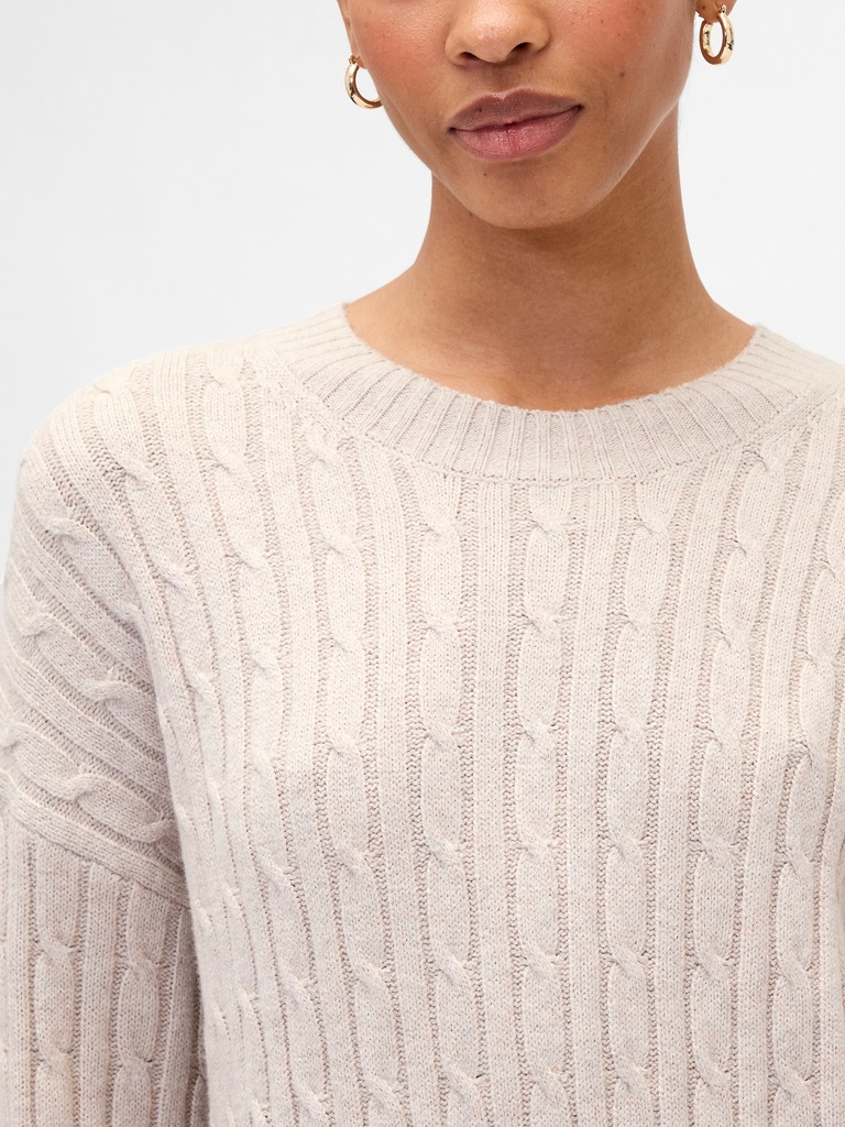 CashSoft Relaxed Crewneck Sweater Mini Dress