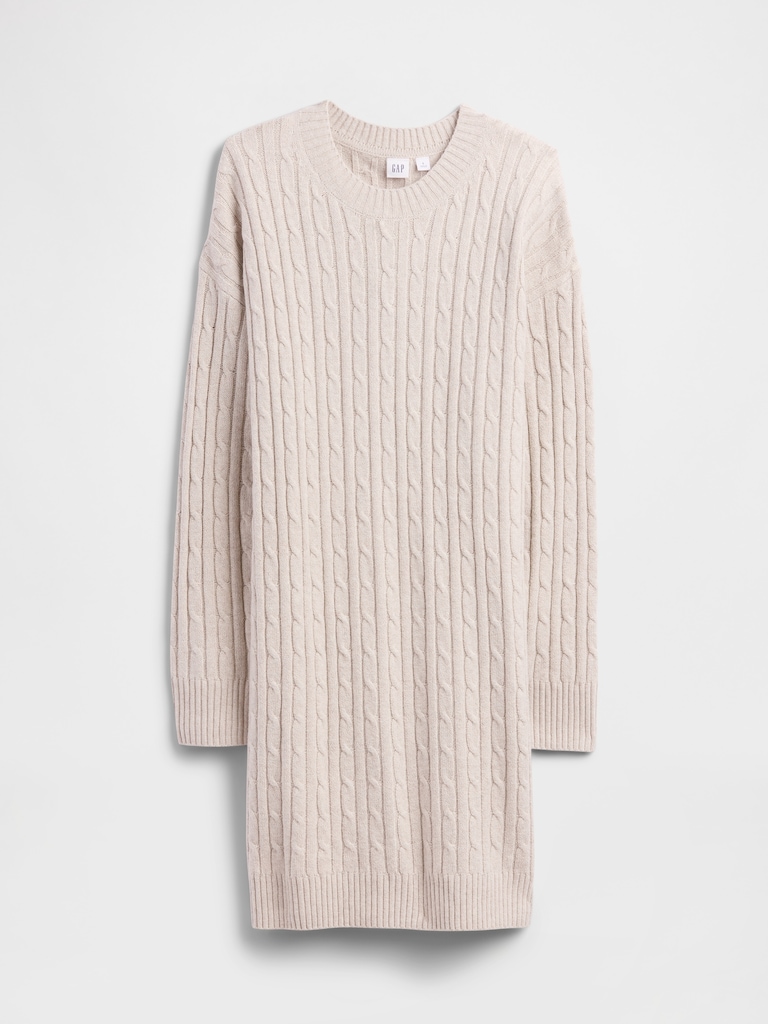 CashSoft Relaxed Crewneck Sweater Mini Dress