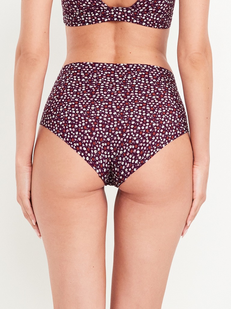 High-Waisted No-Show Brief Underwear