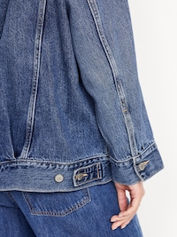 Oversized Jean Trucker Jacket