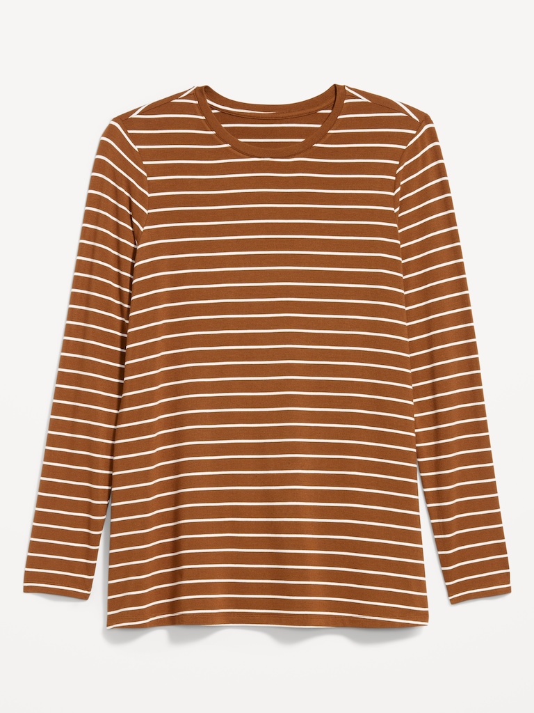 Luxe Long-Sleeve Crew-Neck Tunic