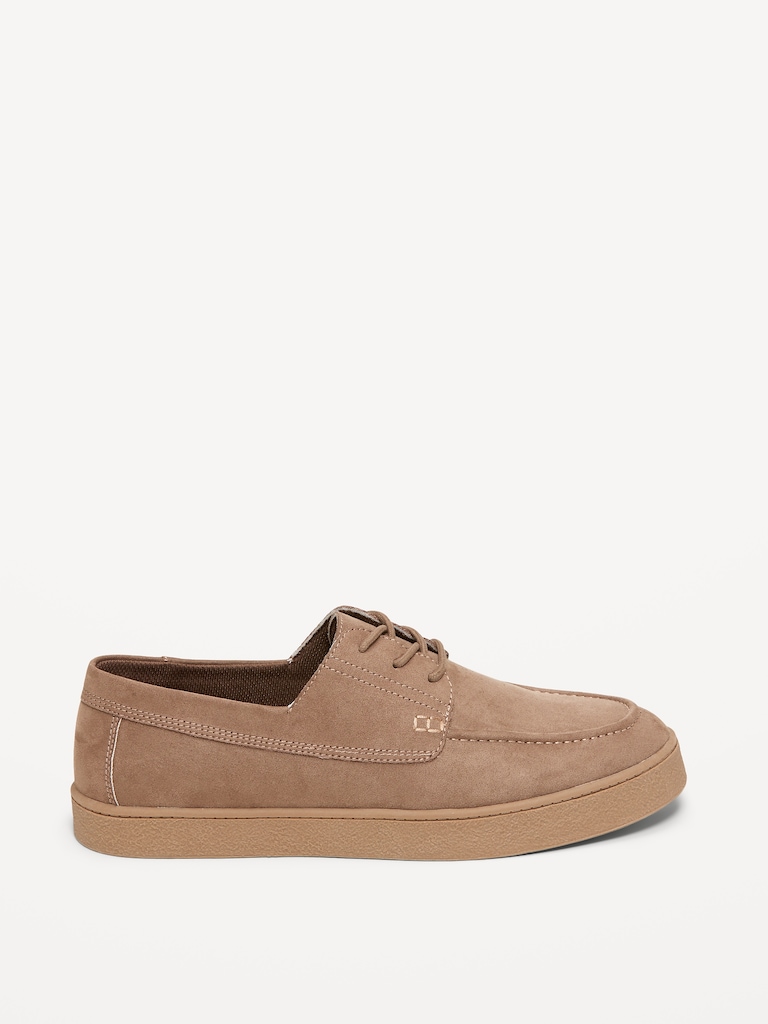 Chaussures de bateau en similicuir pour homme