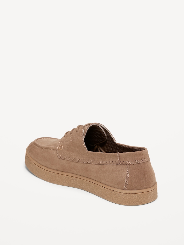 Chaussures de bateau en similicuir pour homme