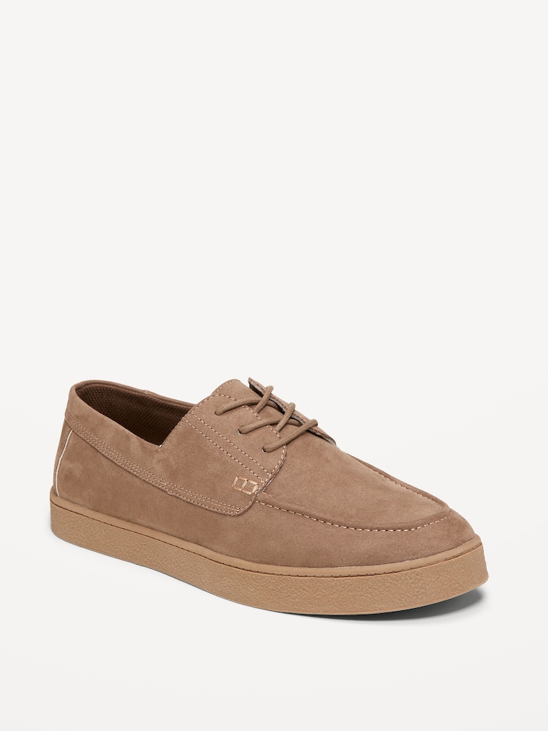 Chaussures de bateau en similicuir pour homme