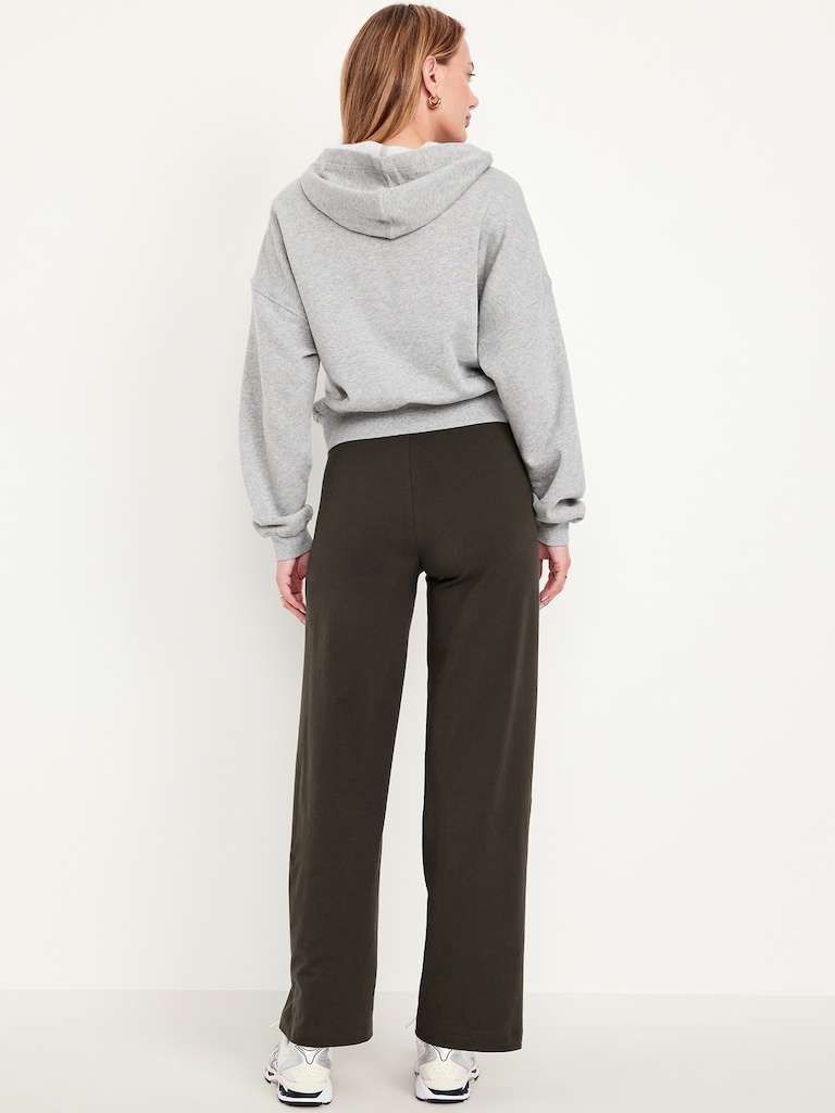 High-Waisted Fashion Wide-Leg Leggings