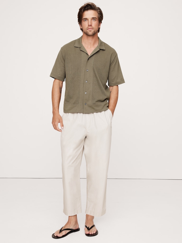 Cotton Mesh Resort Shirt