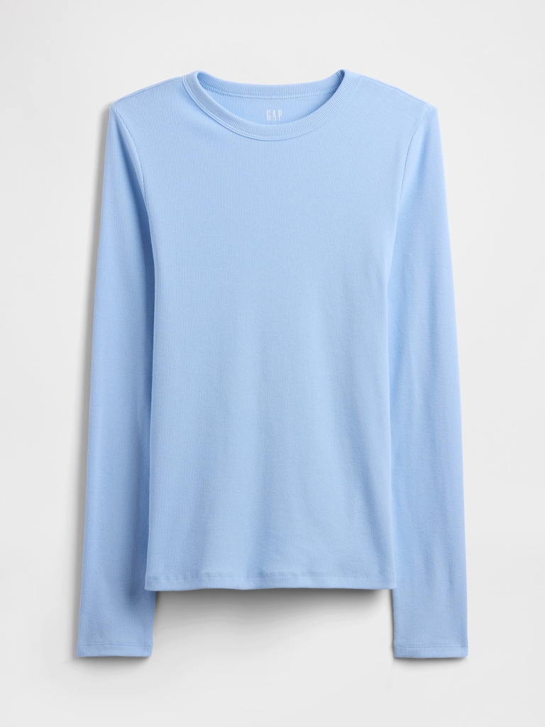 Essential Ribbed Crewneck T-Shirt