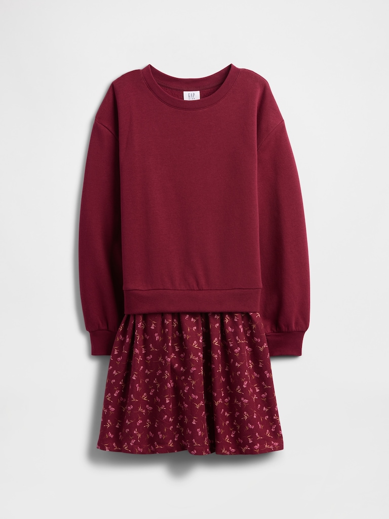 Kids Oversized Sweatshirt Dress