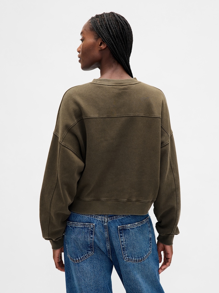 VintageSoft Wedge Crewneck Sweatshirt