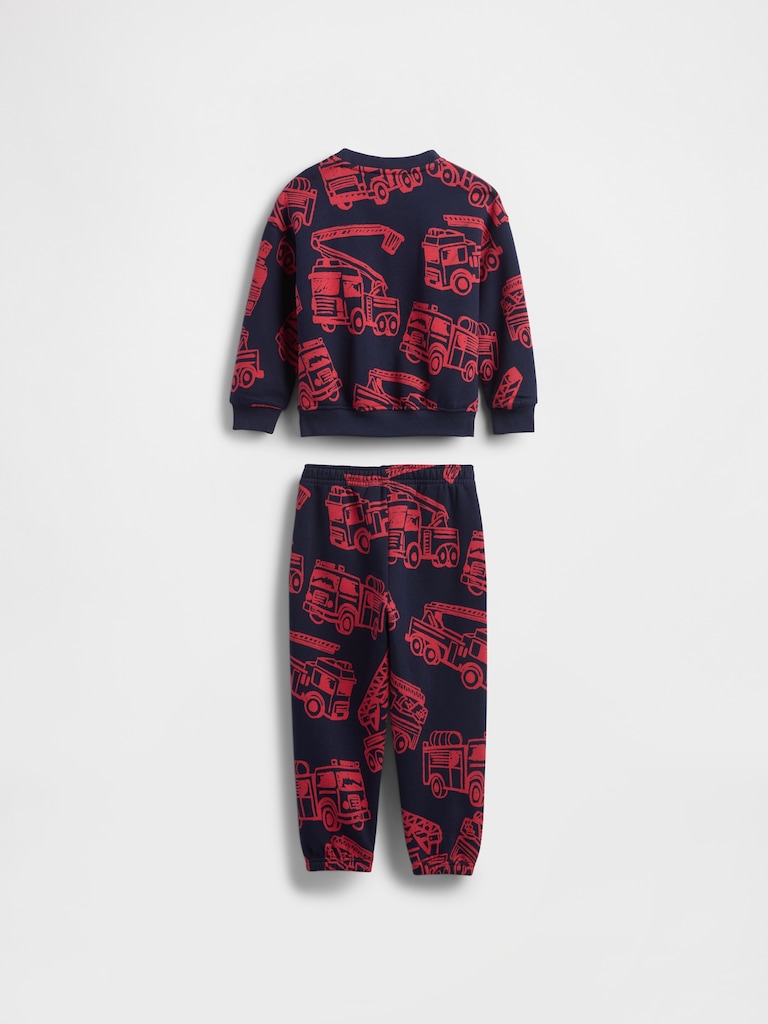 Baby & Toddler VintageSoft Firetruck Sweat Set